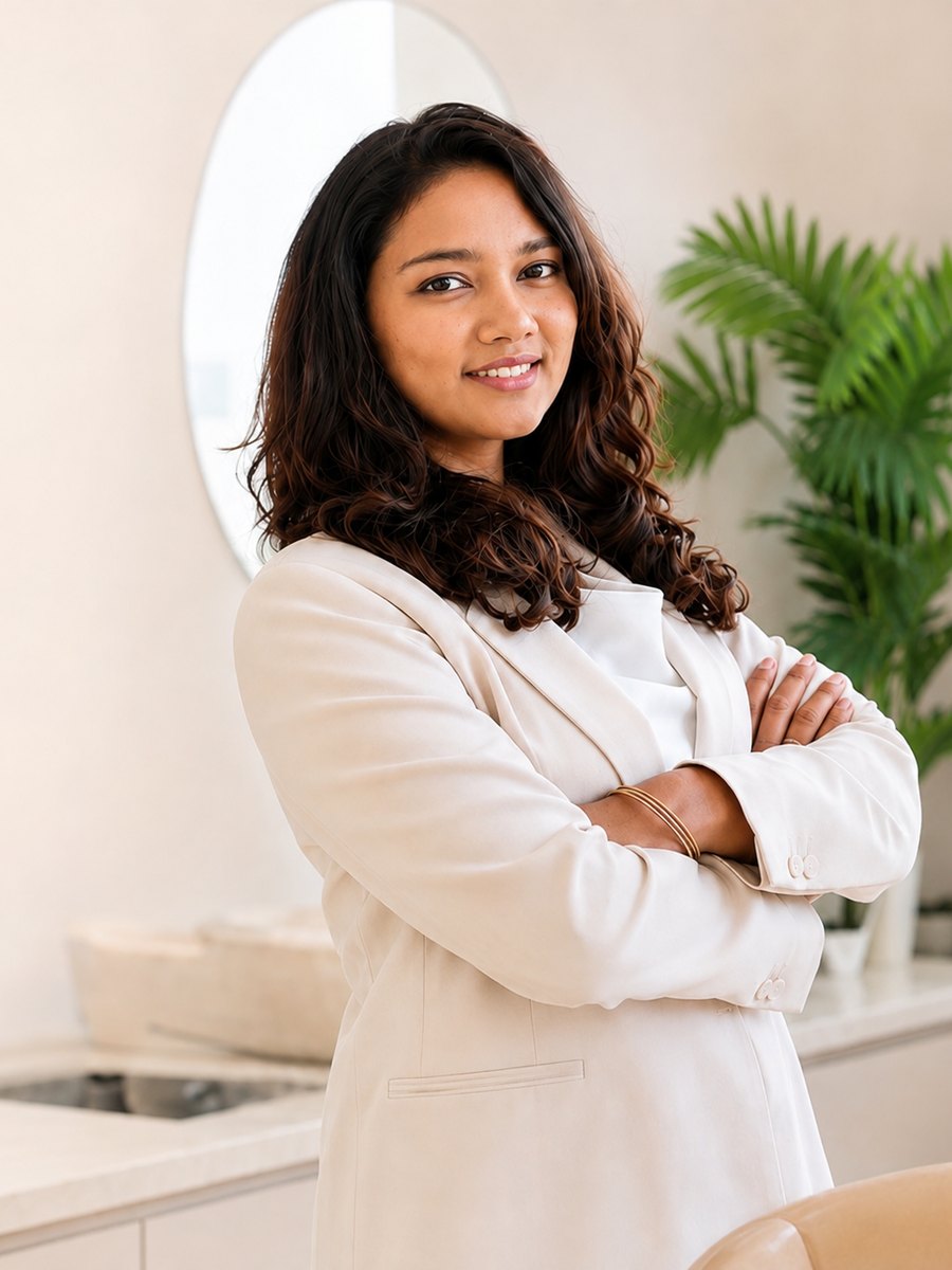 Dr. A.Salamath Sabana, Founder and Chief Dental Surgeon at Luxe 32 Dental Clinic